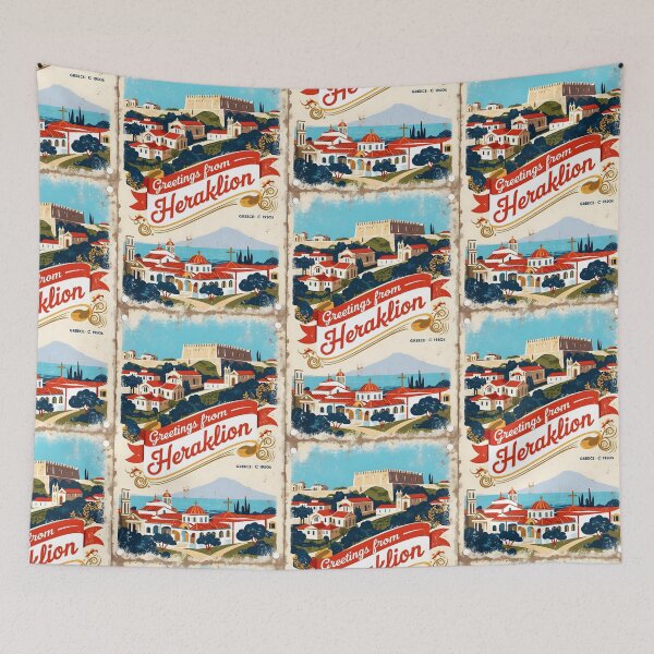 Item preview, Heraklion Crete Greece Postcard Vintage Retro Travel Vintage designed and sold by TravelPostcardGems.
