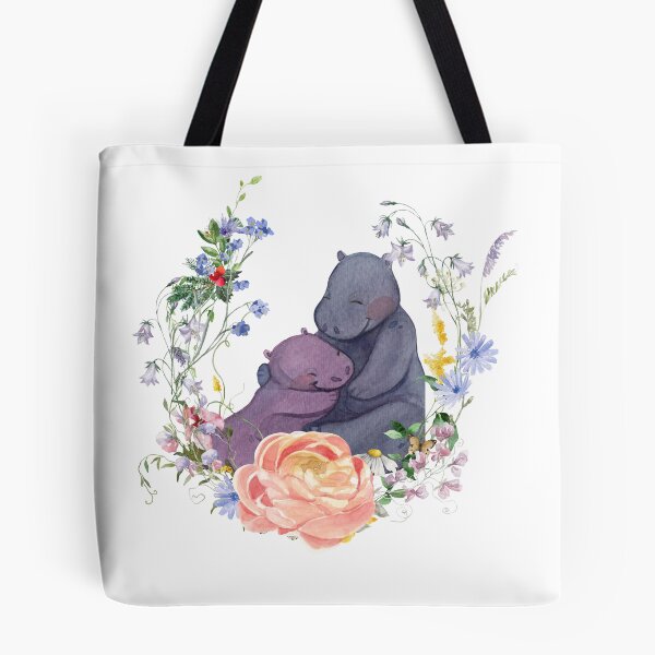 Item preview, baby hippo cute funny wildflower gift mom dad ,moo deng  designed and sold by PROTONEDL.
