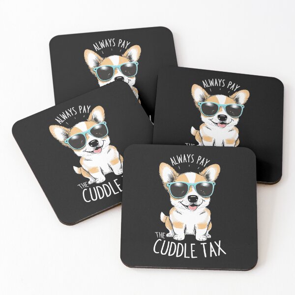 Item preview, CUTE PET DOG PUPPY PAY THE CUDDLE TAX designed and sold by Madjack Tees Kiwi SuperStore.
