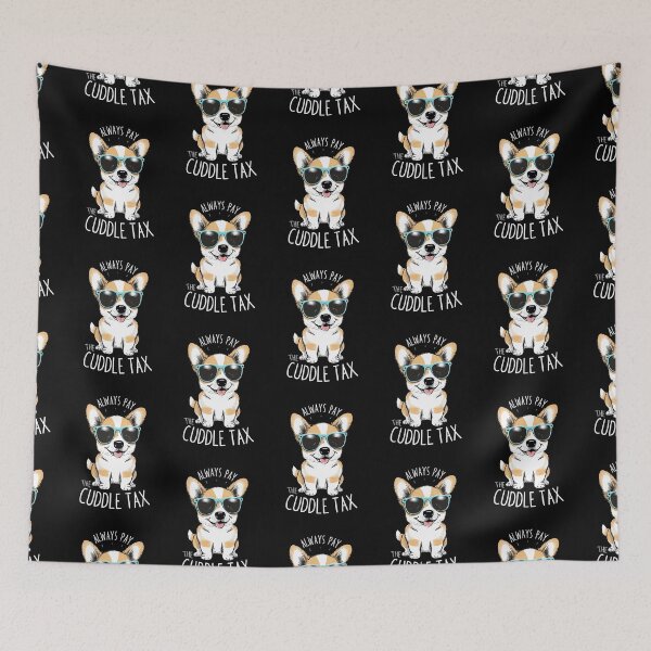 Item preview, CUTE PET DOG PUPPY PAY THE CUDDLE TAX designed and sold by Madjack Tees Kiwi SuperStore.