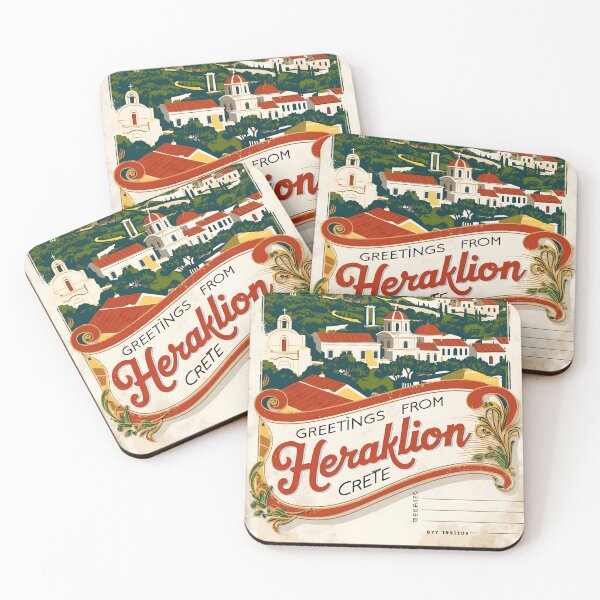 Item preview, Heraklion Crete Greece Postcard Vintage Retro Travel Vintage designed and sold by TravelPostcardGems.