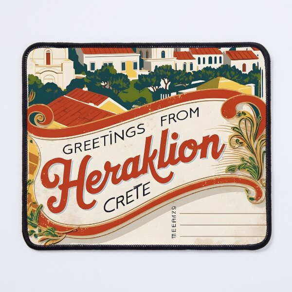 Item preview, Heraklion Crete Greece Postcard Vintage Retro Travel Vintage designed and sold by TravelPostcardGems.