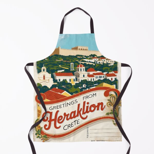 Item preview, Heraklion Crete Greece Postcard Vintage Retro Travel Vintage designed and sold by TravelPostcardGems.