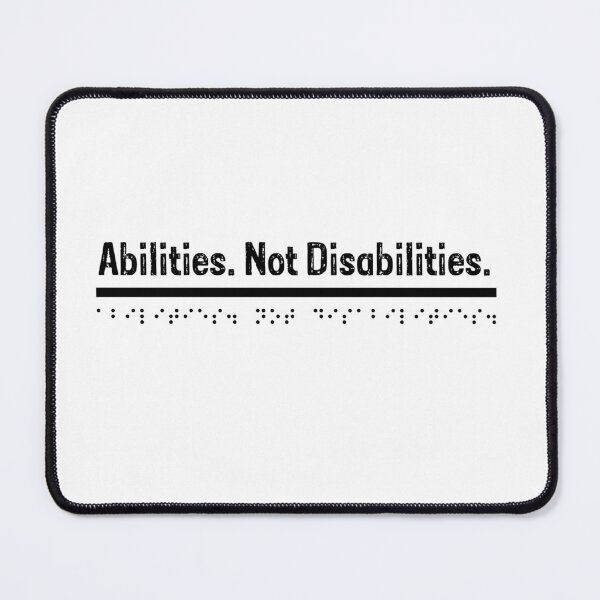 Item preview, Abilities not Disabilities - Black  designed and sold by Bad Zombie .