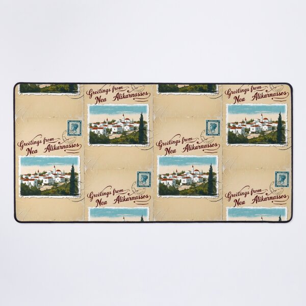 Item preview, Greetings from Nea Alikarnassos Crete Greece Postcard Vintage Retro Travel Vintage designed and sold by TravelPostcardGems.