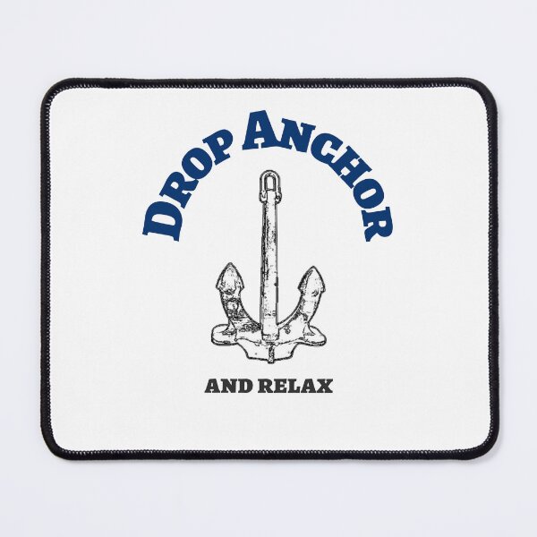 Item preview, Drop Anchor and Relax – Nautical Anchor Design   designed and sold by UrbanPopDesigns.