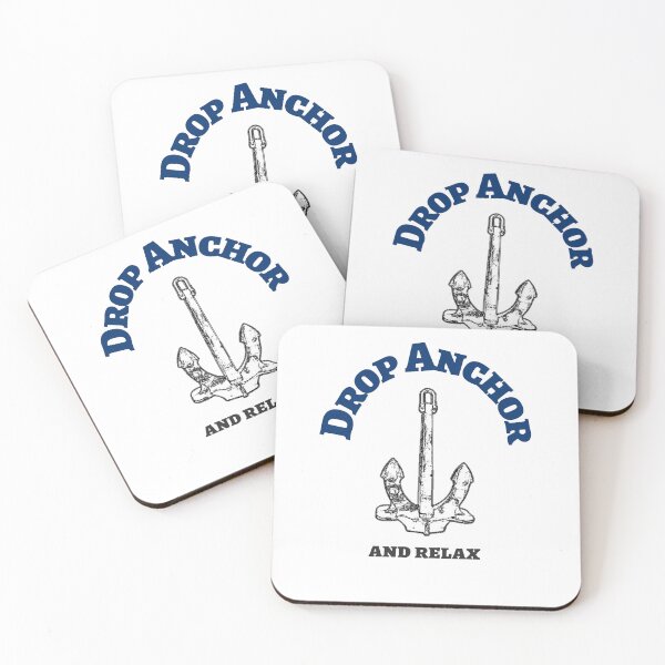 Item preview, Drop Anchor and Relax – Nautical Anchor Design   designed and sold by UrbanPopDesigns.