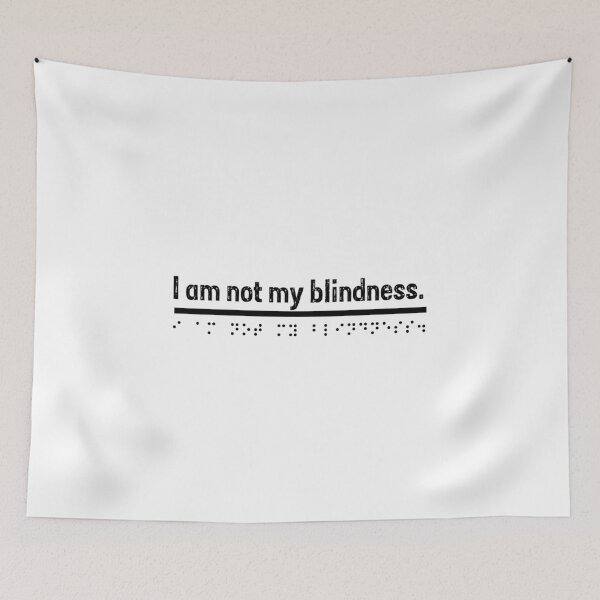 Item preview, I am not my blindness - Black  designed and sold by Bad Zombie .