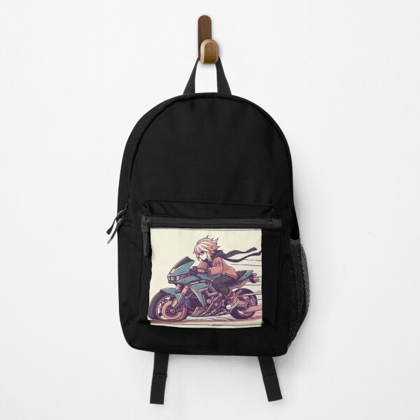 Item preview, Anime Character Driving Motorbike Pop Art Style designed and sold by artofuniverse.