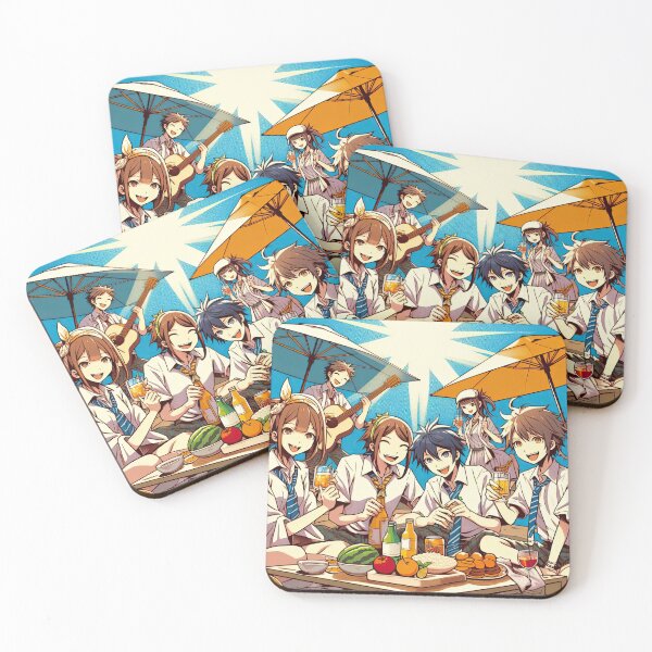 Item preview, Manga Summer Festival Pop Art Style designed and sold by artofuniverse.