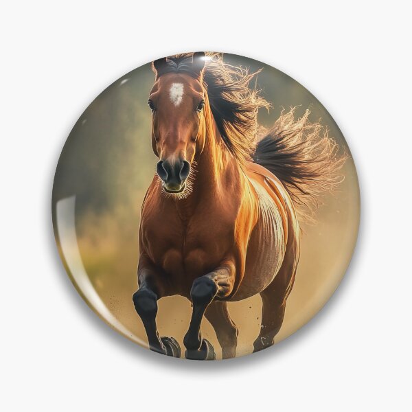 Item preview, Wild horse running through the countryside - Animal photo designed and sold by TheArtistOf2022.