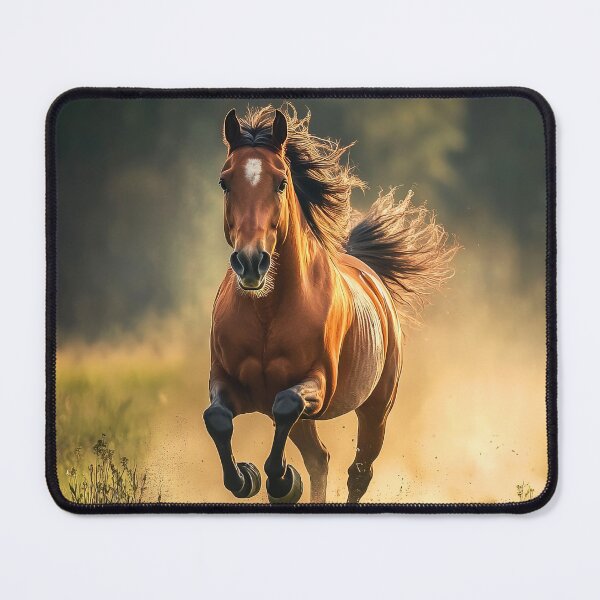 Item preview, Wild horse running through the countryside - Animal photo designed and sold by TheArtistOf2022.
