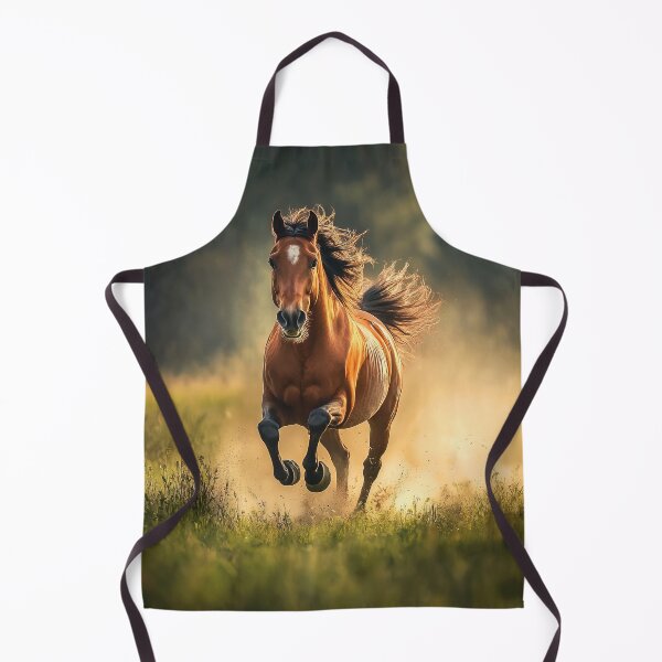 Item preview, Wild horse running through the countryside - Animal photo designed and sold by TheArtistOf2022.