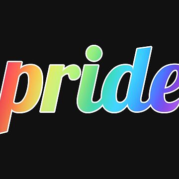 Artwork thumbnail, Rainbow Pride Design | LGBTQ+ Pride, Colourful & Proud by Iconic Days