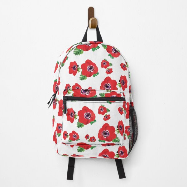 Item preview, Red Poppies Floral Illustration designed and sold by HappyHavenStu.