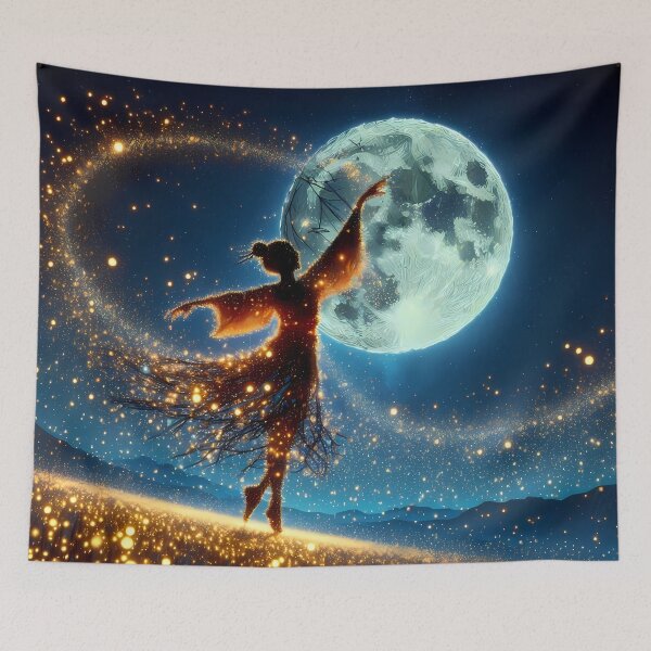 Item preview, Dancer Made of Lights, Ai Generated Art  designed and sold by ACC .