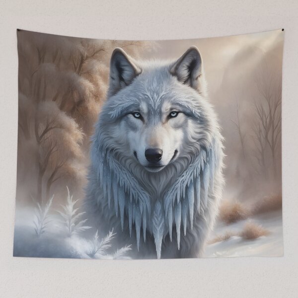 Item preview, Mystical Winter Wolf - LaLi Designs designed and sold by LaLi-Designs.