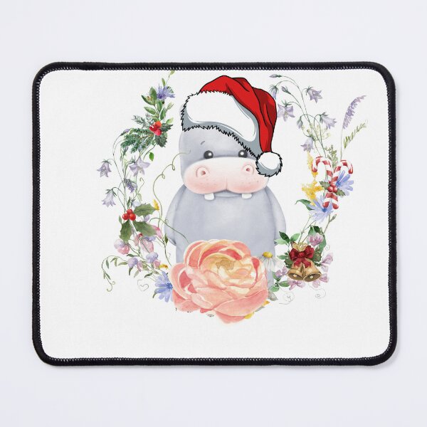 Item preview, moo deng christmas baby hippo cute funny wildflower gift mom dad ,christmas tree designed and sold by PROTONEDL.