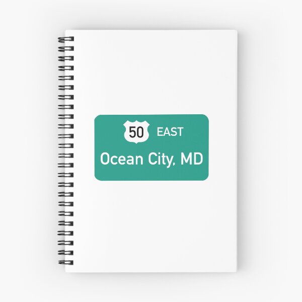 Item preview, Ocean City Maryland Route 50 Sign designed and sold by delmarvastickers.