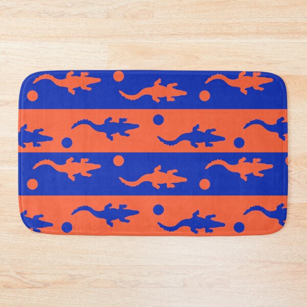 Item preview, Blue and Orange Alligator Stripes designed and sold by KelseyNY.