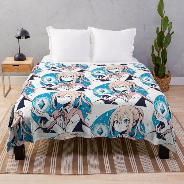 Item preview, Anime Character Holding Crystal Pop Art Style designed and sold by artofuniverse.