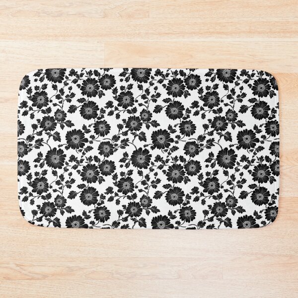 Item preview, Black flowers pattern designed and sold by valerko26.
