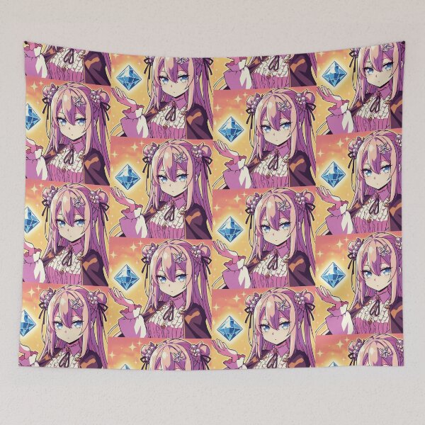 Item preview, Anime Character Holding Crystal Pop Art Style designed and sold by artofuniverse.