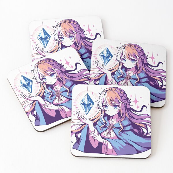 Item preview, Anime Character Holding Crystal Pop Art Style designed and sold by artofuniverse.