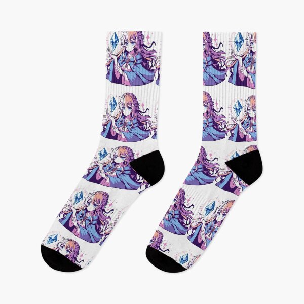 Item preview, Anime Character Holding Crystal Pop Art Style designed and sold by artofuniverse.