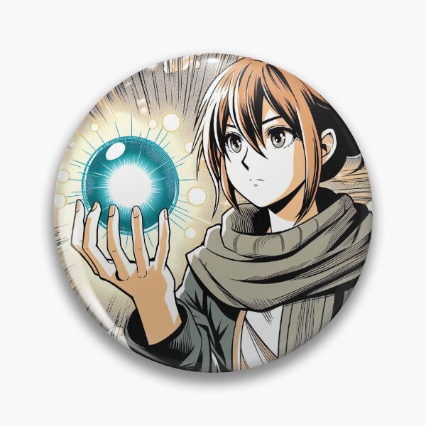 Item preview, Manga Character Holding Orb of Magic Pop Art Style designed and sold by artofuniverse.