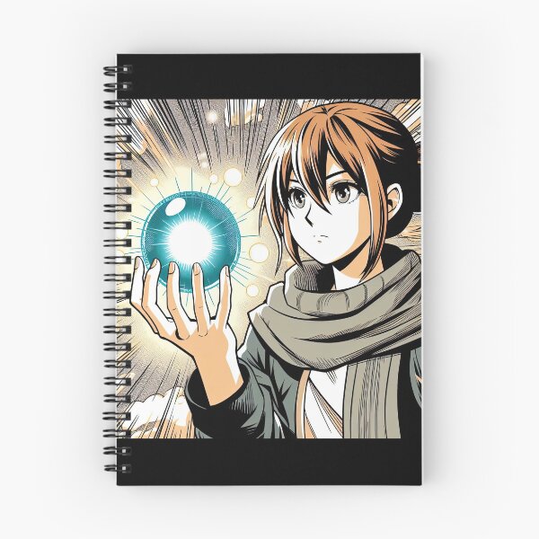 Item preview, Manga Character Holding Orb of Magic Pop Art Style designed and sold by artofuniverse.
