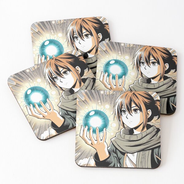 Item preview, Manga Character Holding Orb of Magic Pop Art Style designed and sold by artofuniverse.