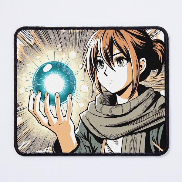 Item preview, Manga Character Holding Orb of Magic Pop Art Style designed and sold by artofuniverse.