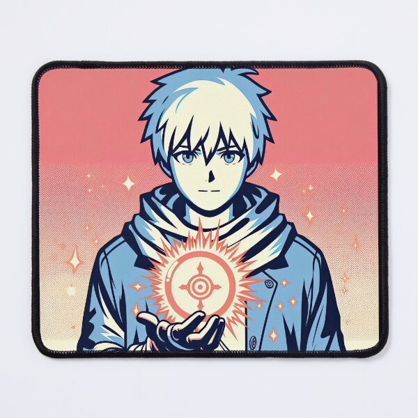 Item preview, Manga Character Holding Orb of Magic Pop Art Style designed and sold by artofuniverse.