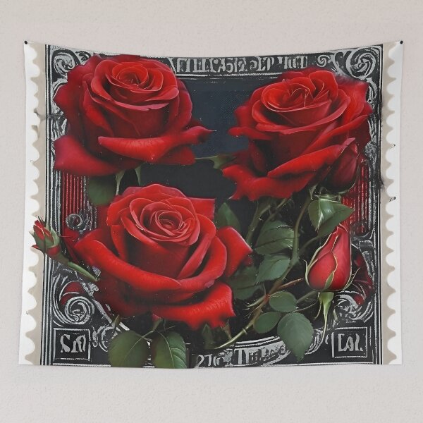 Item preview, Victorian Roses: A Postage Stamp designed and sold by Vintagestamps.