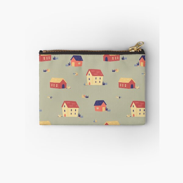 Item preview, Cartoon house seamless pattern designed and sold by Maple3Studio.