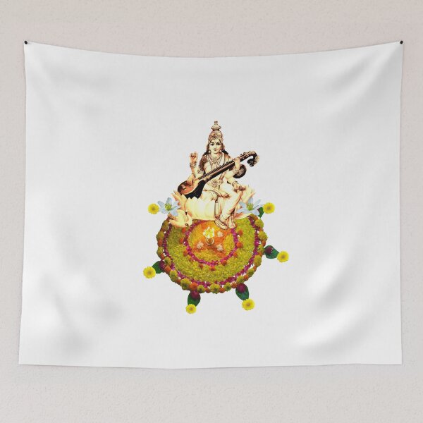 Item preview, Goodess Saraswati/Navaratri/Durga Puja designed and sold by VeenaNair23.