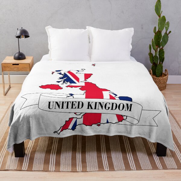 Item preview, united kingdom flag map designed and sold by visual adventures.