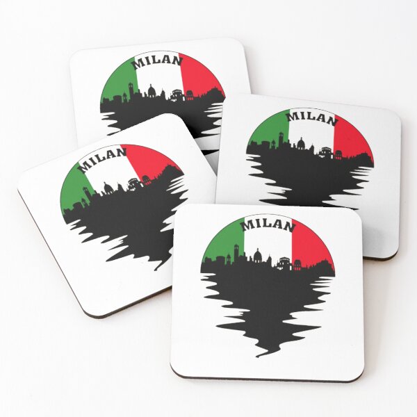 Item preview, Milan Italy Skyline - Iconic Italian Cityscape Art designed and sold by BubbleSpy.