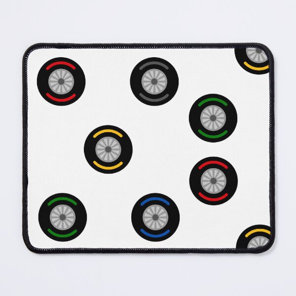 Item preview, 5 F1 Tires: Soft, Medium, Hard, Inter, Wet designed and sold by RacerFan.