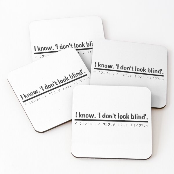 Item preview, I know. 'I don't look blind'. - Black  designed and sold by Bad Zombie .