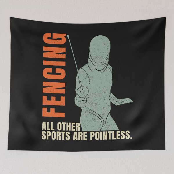 Item preview, Fencing - All Other Sports Are Pointless, Distressed  designed and sold by Anniko Art Studio.