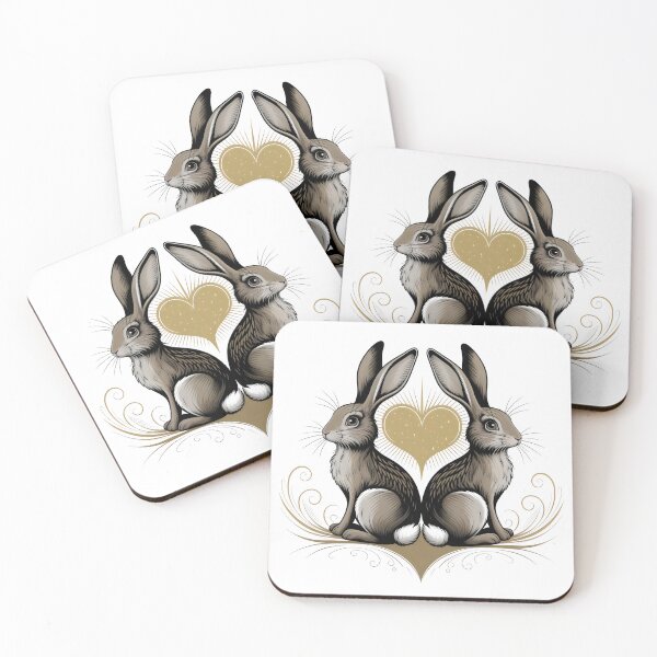 Item preview, pair of rabbits designed and sold by Firas Aljazzar.
