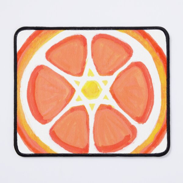 Item preview, Orange Star of David designed and sold by HalfMoonWorks.