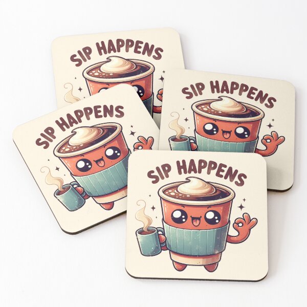 Item preview, Sip Happens designed and sold by BassHeadMomma.