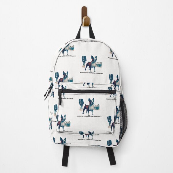 Item preview, a 3d render of a boston terrier with a vintage designed and sold by chessnegocios.