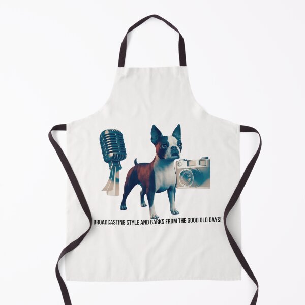 Item preview, a 3d render of a boston terrier with a vintage designed and sold by chessnegocios.