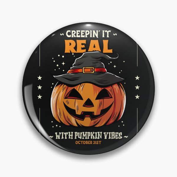 Item preview, Creepin' It Real With Pumpkin Vibes designed and sold by BoldImpDes.