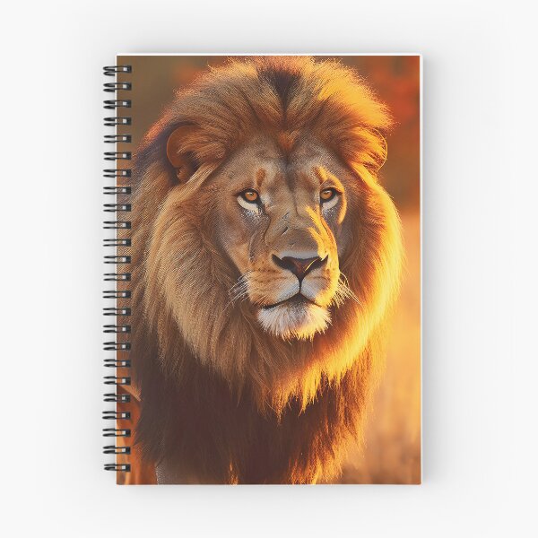 Item preview, The Mighty lion at sunrise in Africa - Wildlife photo designed and sold by TheArtistOf2022.