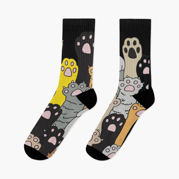 Item preview, Cute cats, colorful legs designed and sold by hussain-dz.